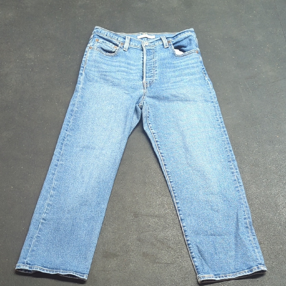 Levi's Light Blue Relaxed Straight Jeans